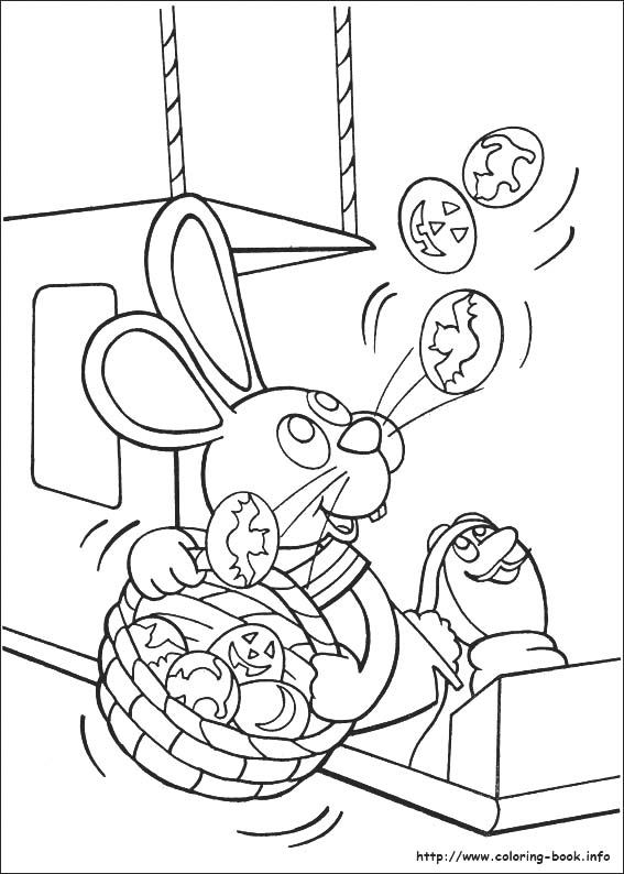 Peter Cottontail coloring picture